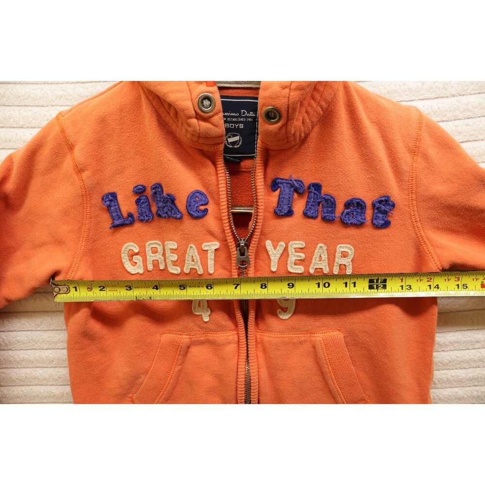 Mossimo Dutti Orange Jacket Boys 5T-6T Medium Like that Great Year rare. Y2K - Picture 6 of 6